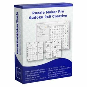 Puzzle Maker Pro Sudoku 9x9 Creative Software Box