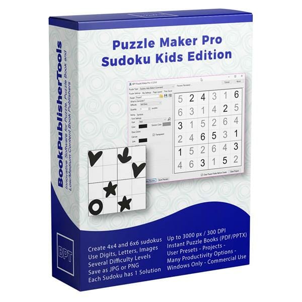 Sudoku Kids Edition Software Box