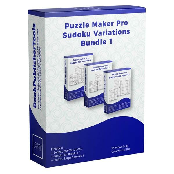 Sudoku Variations Bundle 1 Software Box