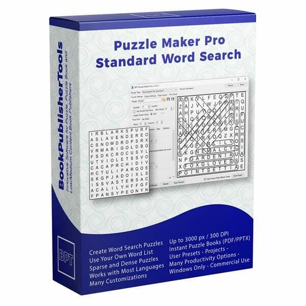 Standard Word Search Standard Software Box Mockup