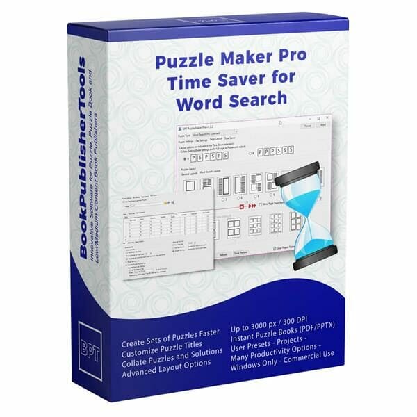 Time Saver for Word Search Software Box Mockup