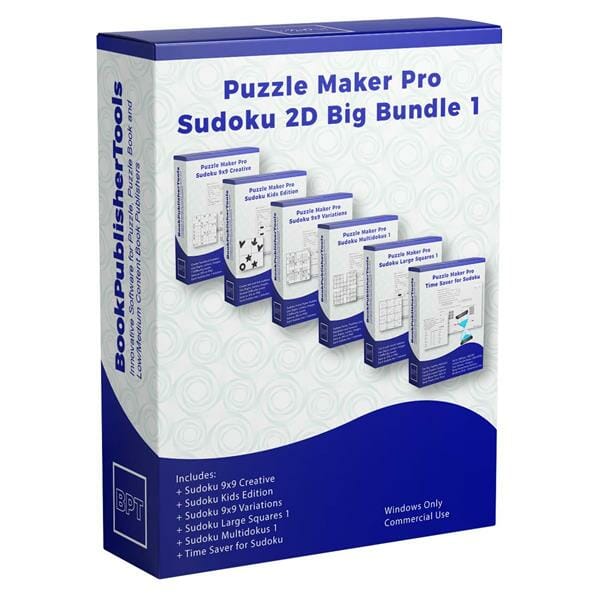 Sudoku 2D Big Bundle 1 Software Box