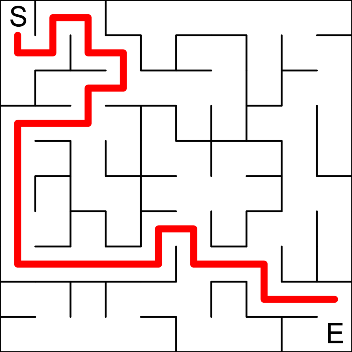 Mazes 2D Squares