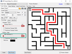 Mazes 2D - Styling - Walls