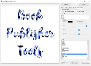 PGM Main Window Text Mask