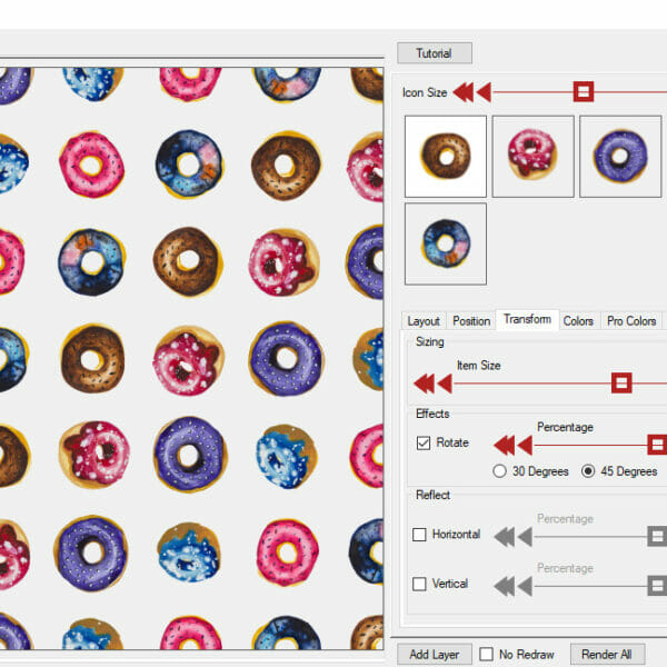 POD Pattern Maker Transform