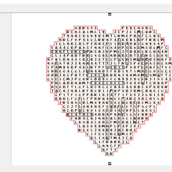 Word Search Standard - Masks Example