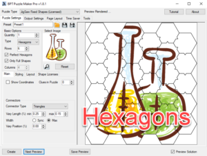 Hexagon Only Full Shapes Screenshot