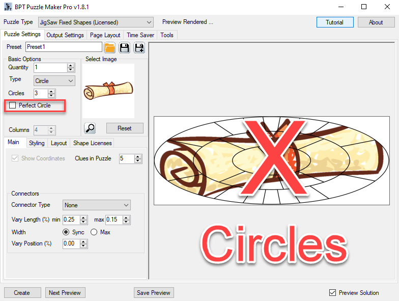 Jigsaw Circles - Oval Shapes Screenshot