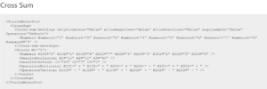 XML Cross Sum