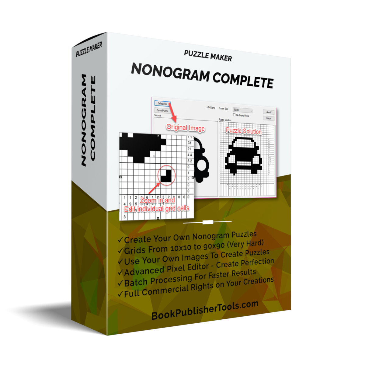 Puzzle Maker Nonogram Complete software box