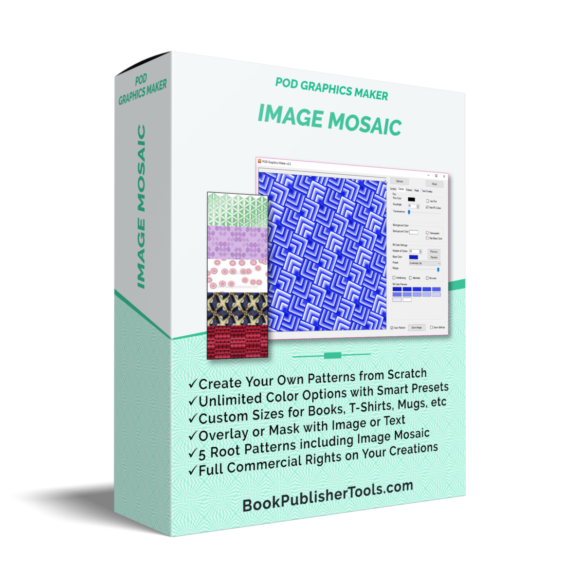 POD Graphics Maker Image Mosaic software box
