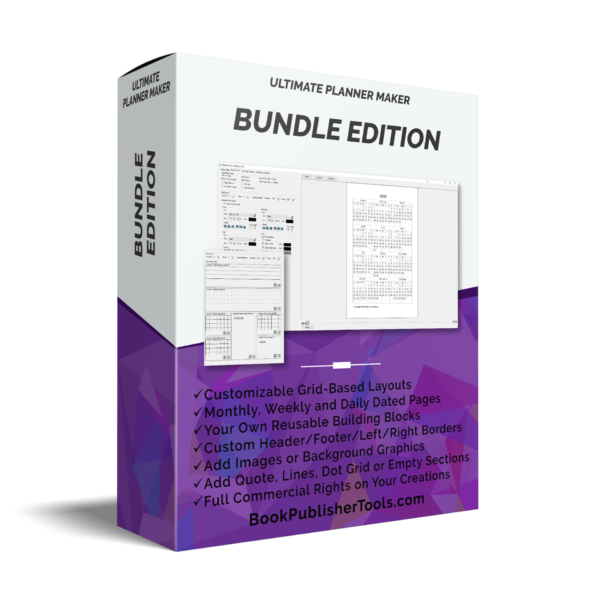 Ultimate Planner Maker Bundle Edition software box