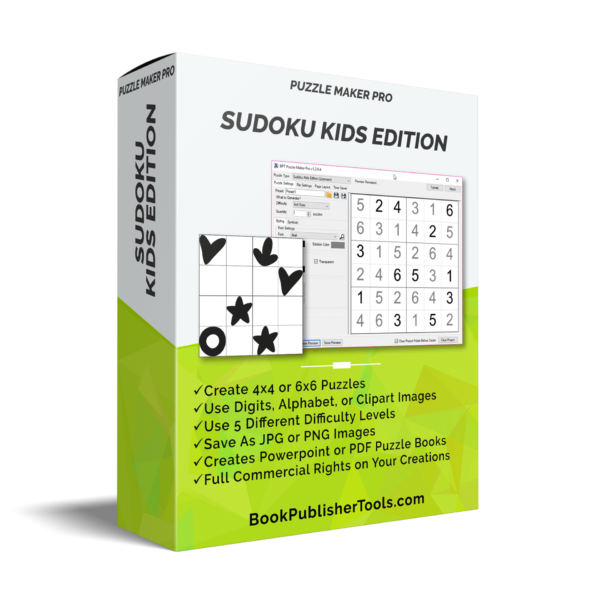 Puzzle Maker Pro - Sudoku Kids Edition software box