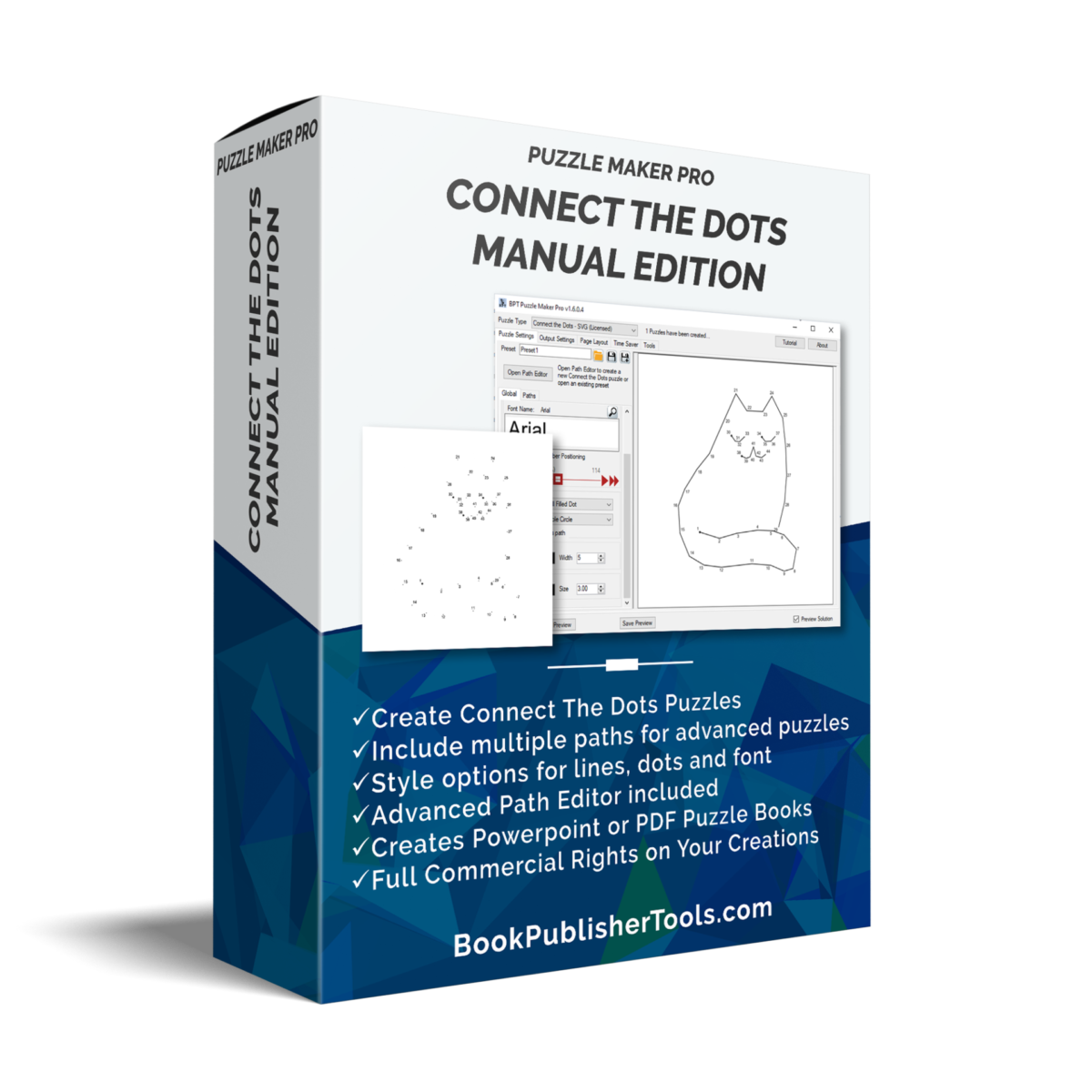 Puzzle Maker Pro - Connect the Dots Manual Edition software box