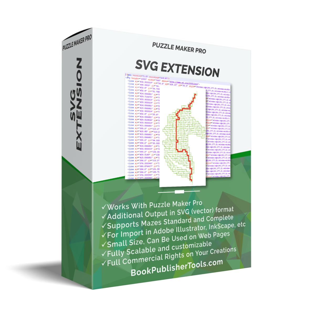 Puzzle Maker Pro - SVG Extension software box