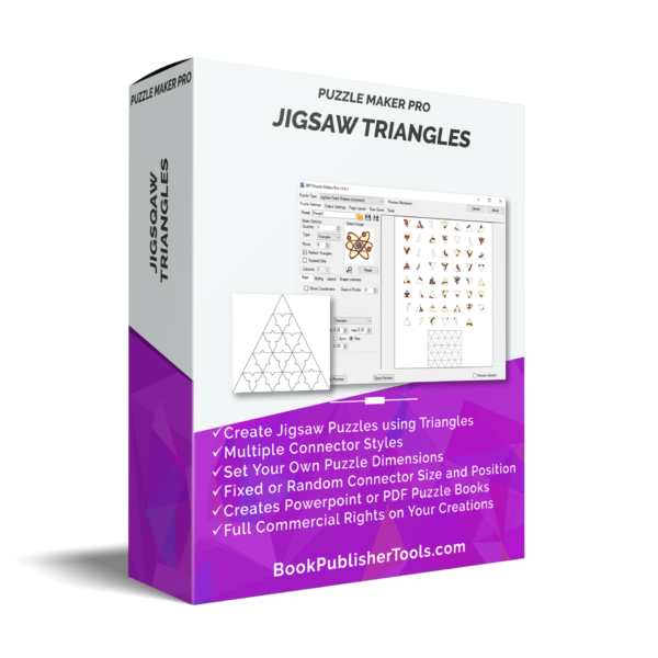 Puzzle Maker Pro JigSaw Triangles software box
