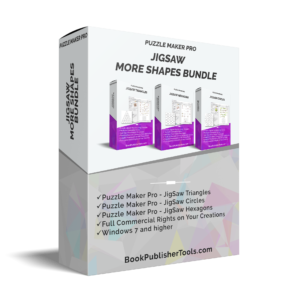 Puzzle Maker Pro JigSaw More Shapes Bundle software box