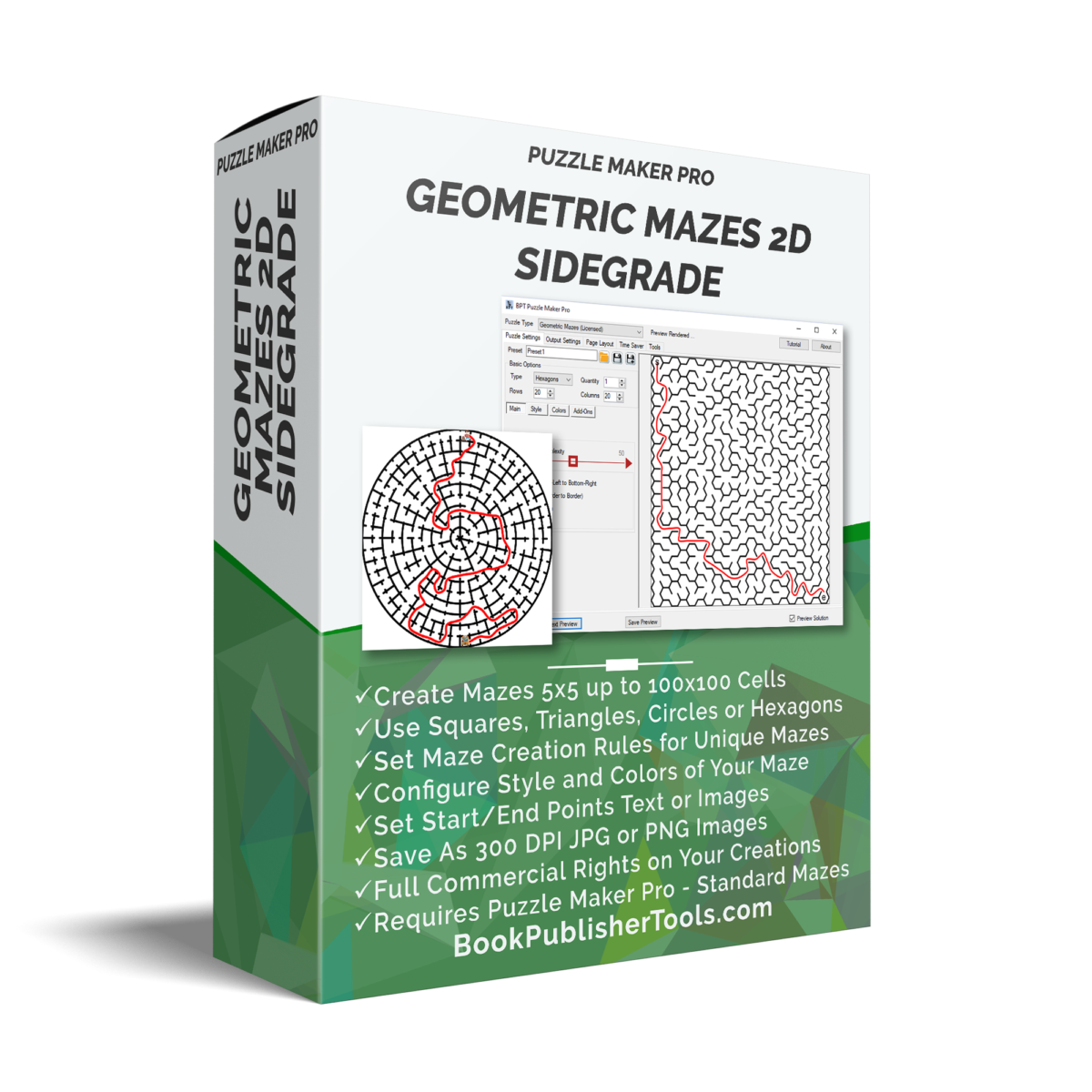 Puzzle Maker Pro Geometric Mazes 2D Sidegrade software box