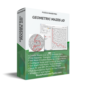 Puzzle Maker Pro Geometric Mazes 2D software box
