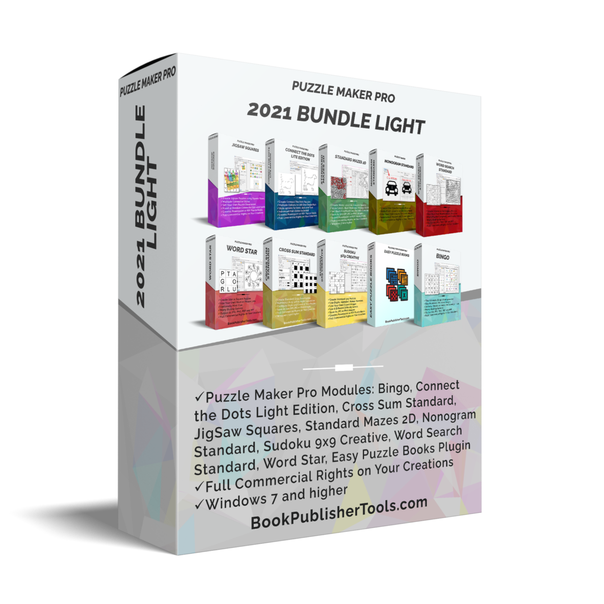 Puzzle Maker Pro - 2021 Bundle Light software box