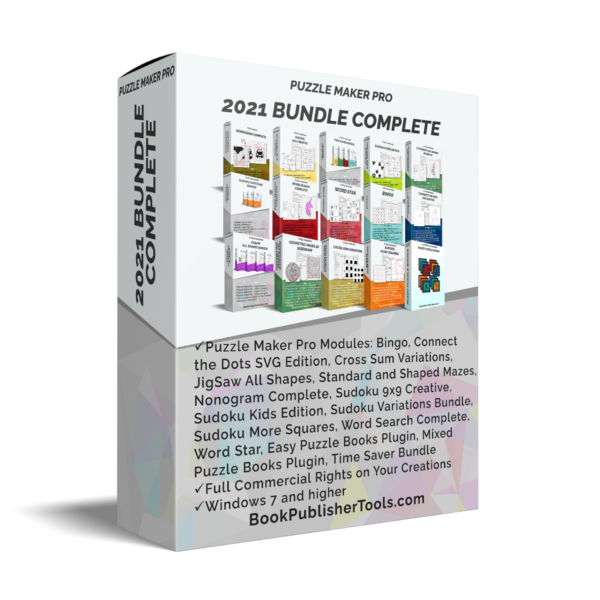 Puzzle Maker Pro - 2021 Bundle Complete software box