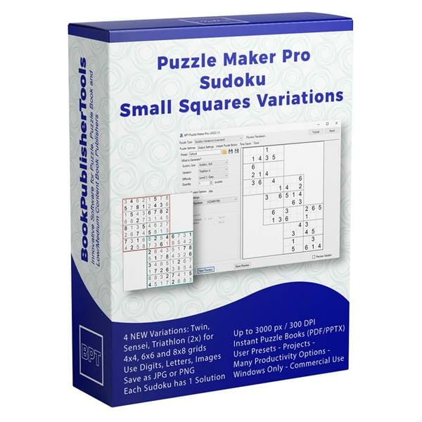 Sudoku Small Squares Variations Software Box