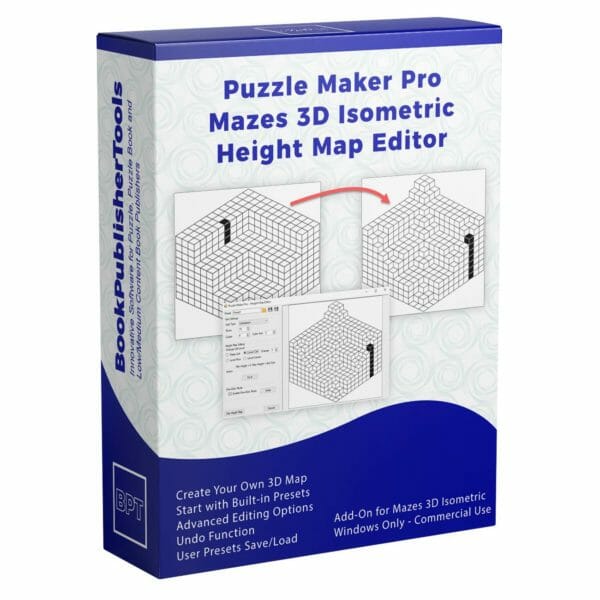 Mazes 3D Isometric Height Map Editor Add-On Box