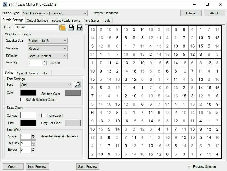 Puzzle Maker Pro - Sudoku Large Squares 1 - Image 3