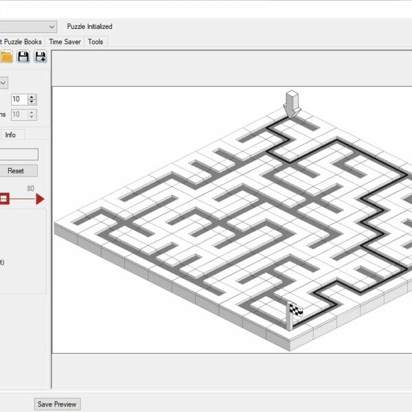 Mazes 2D Tiles isometric maze screenshot