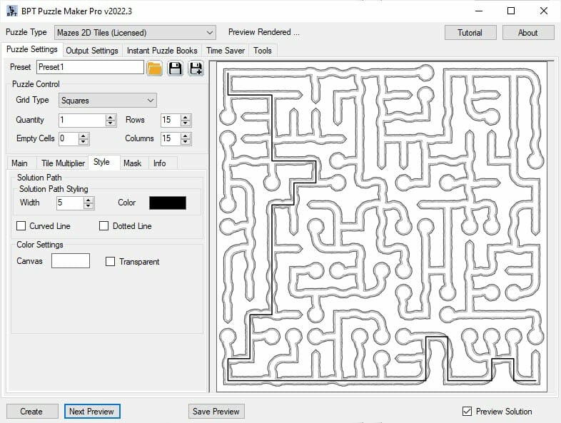 Mazes 2D Tiles Using your own tile set screenshot
