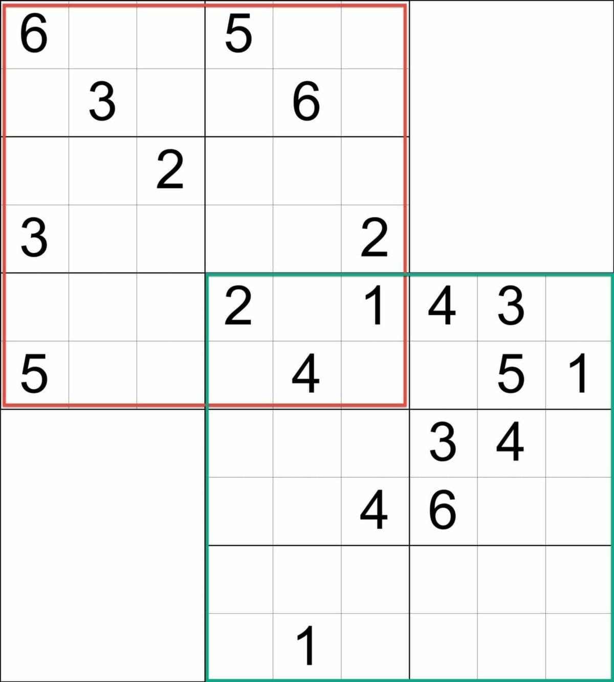 Sudoku 6x6 - Médio 