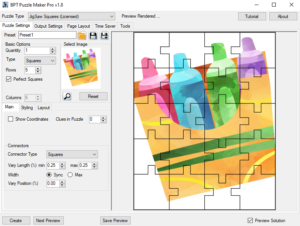 Jigsaw First Preview - Solution Screenshot