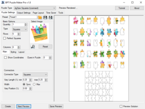 Jigsaw Squares Rows and Columns - Puzzle Screenshot