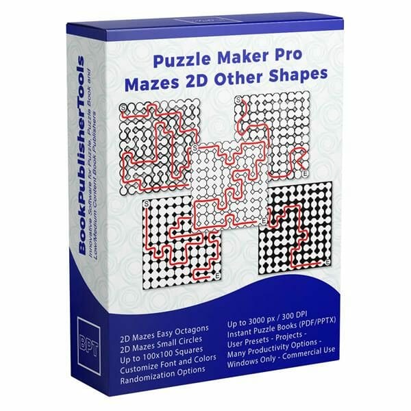 Mazes 2D Other Shapes Software Box Mockup
