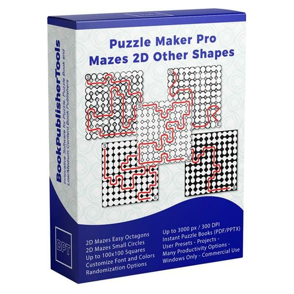 Mazes 2D Other Shapes Software Box Mockup