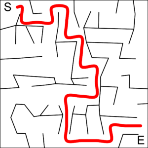 Mazes 2D Oblique 10x10 Maze