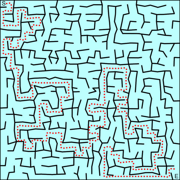 Mazes 2D Oblique Background Color