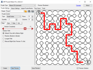 Mazes 2D Small Circles