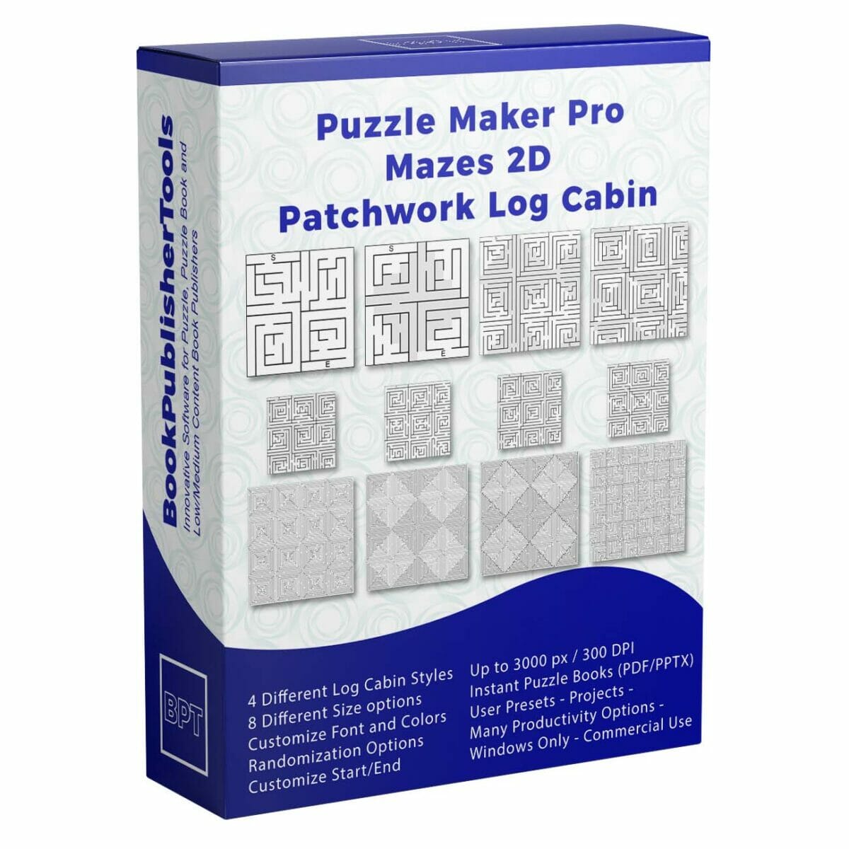 Mazes 2D Patchwork LC Box