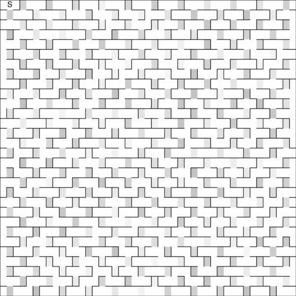 Mazes 2D Bricks Example Colorization 1