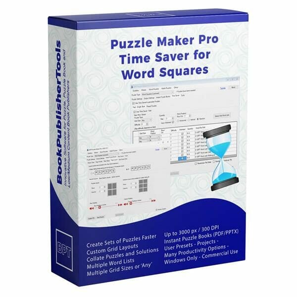 Time Saver for Word Squares Software Box