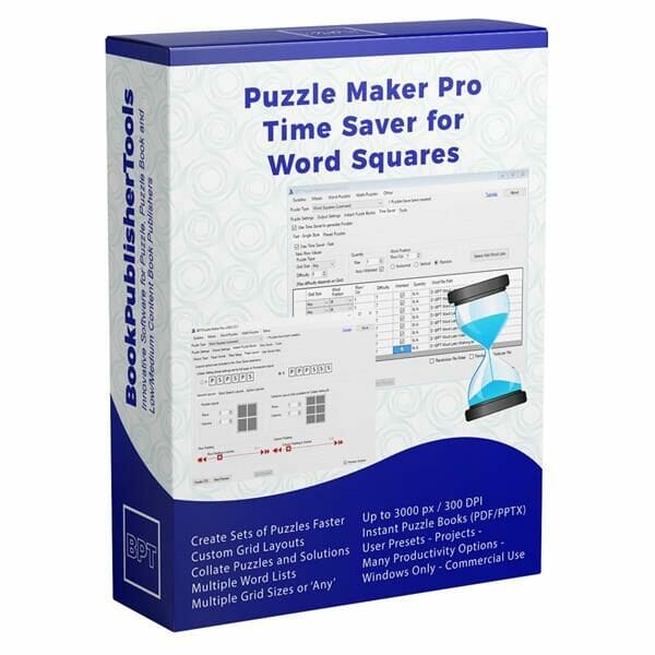 Time Saver for Word Squares Software Box