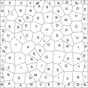 Random Shapes Zig Zag Word Search 10x10