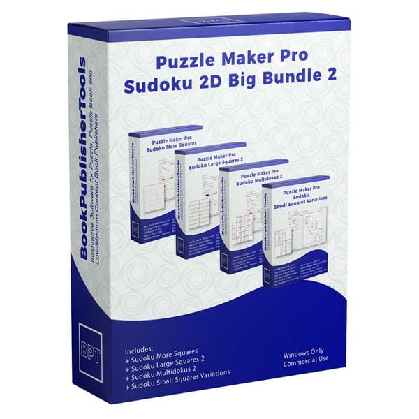 Sudoku 2D Big Bundle 2 Software Box