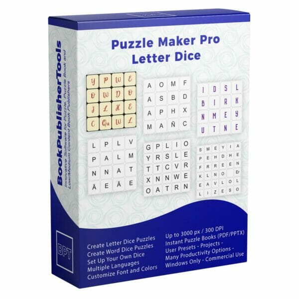 Letter Dice Software Box