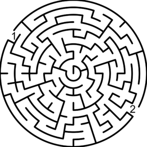 Geometric Mazes - Circle Puzzle