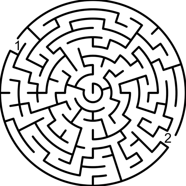 Geometric Mazes - Circle Puzzle