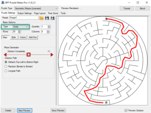 Geometric Mazes Circle Screenshot