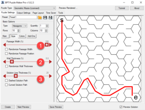 Geometric Mazes - Styling